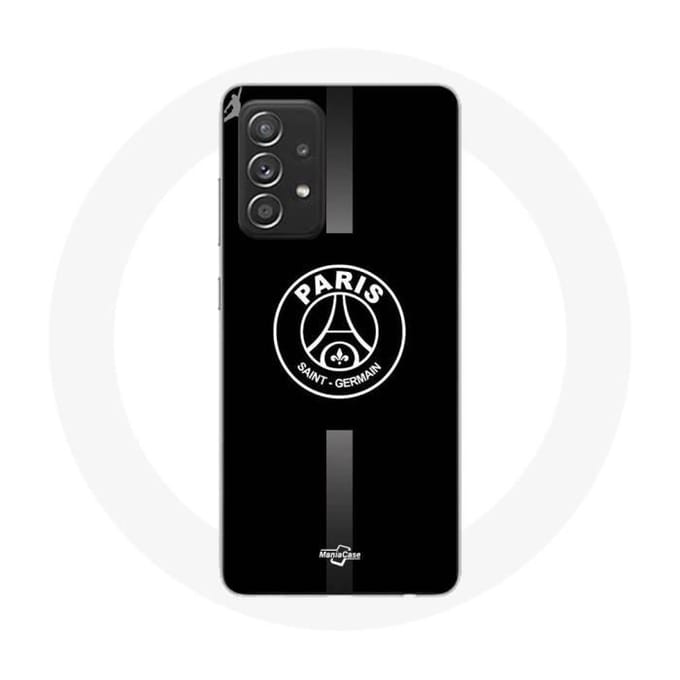 Coque - maniacase - Samsung Galaxy A52 - Souple - Protection - PSG Logo Jordan noir