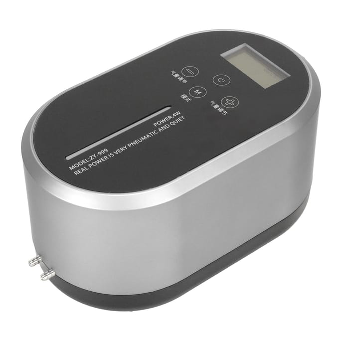 Aquarium Luchtpomp Ultra Stil Groot Volume LCD Touch Instelbaar AC DC Aquarium Zuurstof Luchtpomp zilver