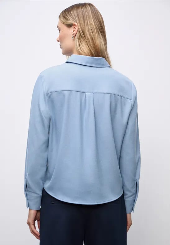 Gemêleerde blouse met tape