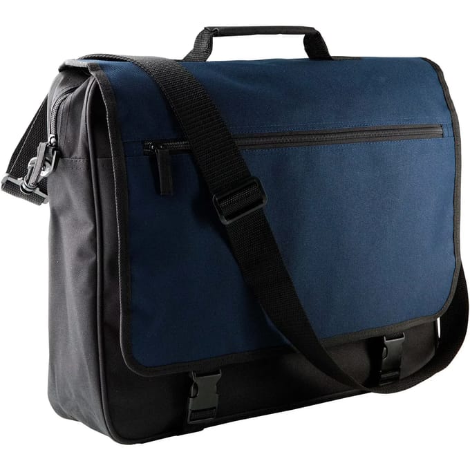 Kimood Documententas met overslag KI0412 - Black / Navy - One size