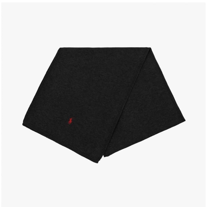 Polo Ralph Lauren Gebreide Sjaal Pony Pc1429 001 PC1429-001 black