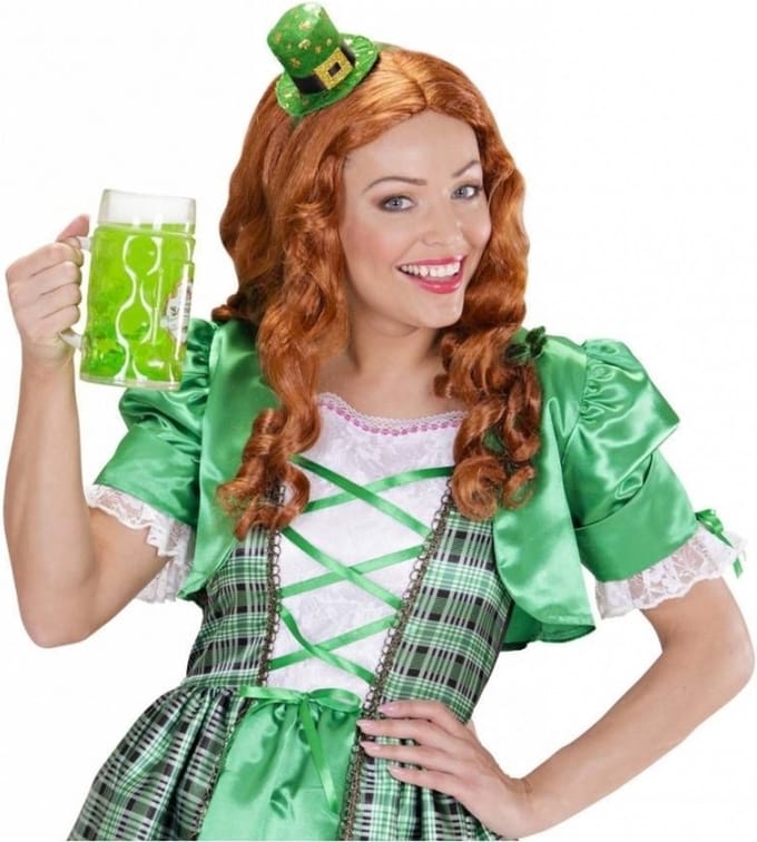 St Patricks Day hoedje op diadeem voor volwassenen