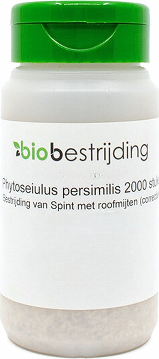 Bestrijding van spint met phytoseiulus persimilis - 2000 stuks - roofmijten tegen spint