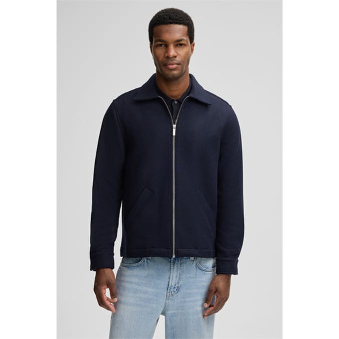 Overhemdjack Nicolas, donkerblauw