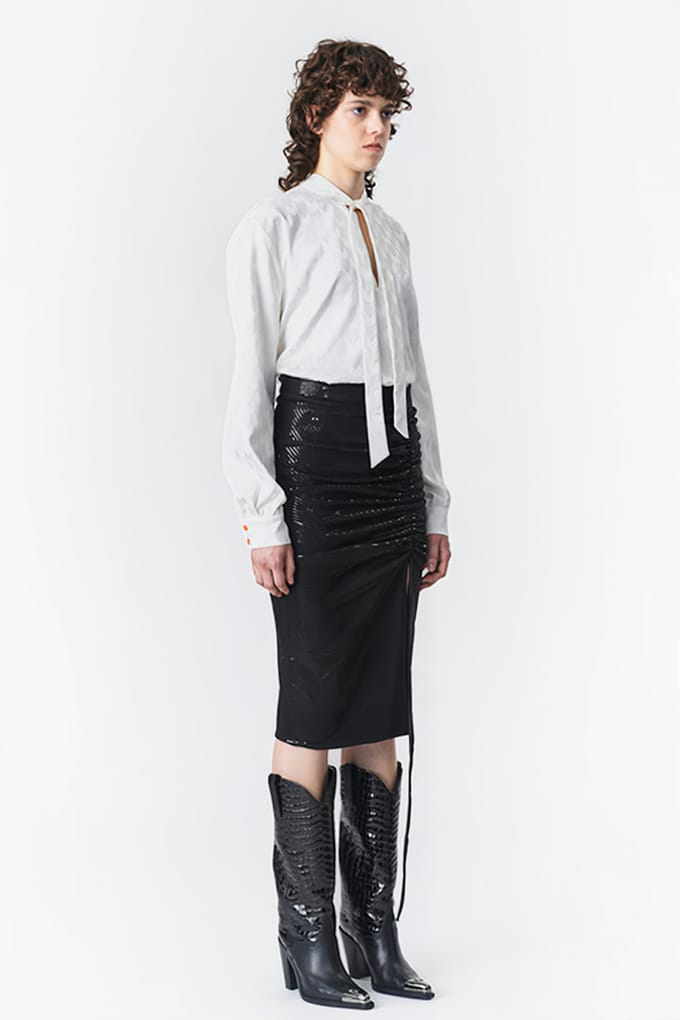 Marcell von Berlin Sequin Gathered Skirt Black Taglia: 34 | Minigonne Outlet | Donna | Nero