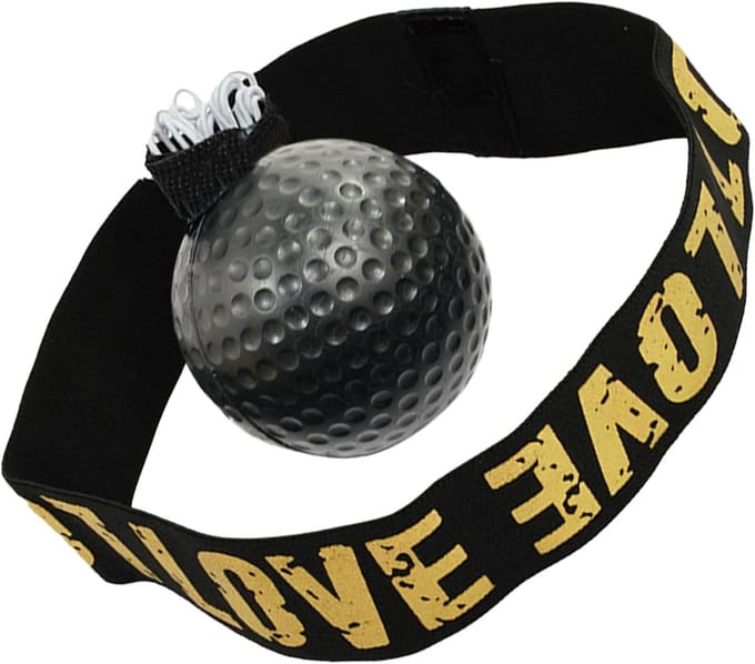 Reflex Boksbal - Trainingsbal Snelheid - Verbeter Conditie - Compact Lichtgewicht - 10 x 10 x 10 cm - Zwart
