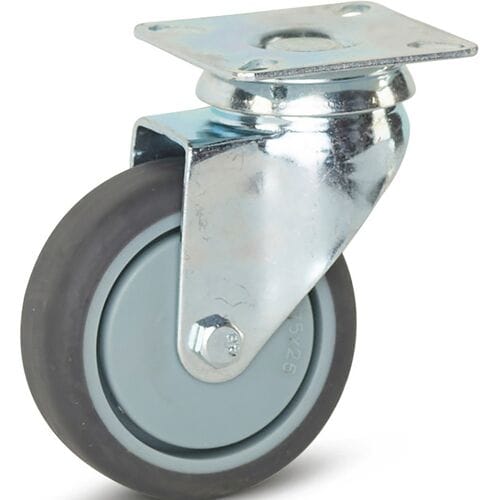 Meso Zwenkwiel TP-rubber 50mm - 40kg draagvermogen