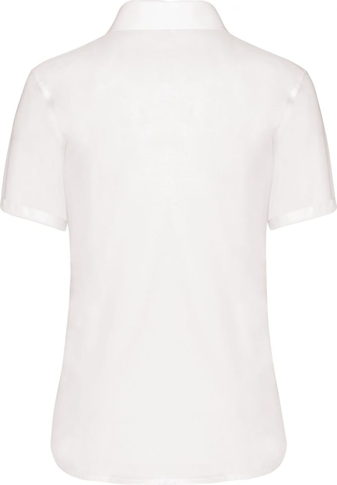 Kariban Dames non-iron blouse korte mouwen K540 - White - S