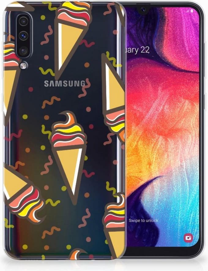 Samsung Galaxy A50 Siliconen Case Icecream