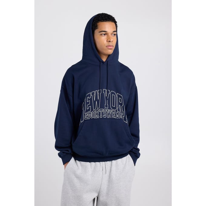 America Today Skip Hood Dark Blue Taglia: S | Maglioni a maglia Outlet | Uomo | Blu