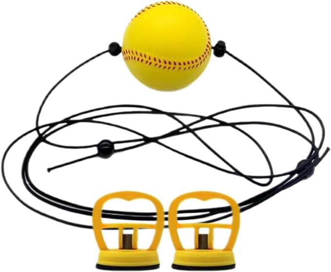 Boksbal Trainingsapparaat - Fitness Bal - Snelheid Reflexen Trainen - Elastisch PU Bal - 9cm Bal 280cm Touw