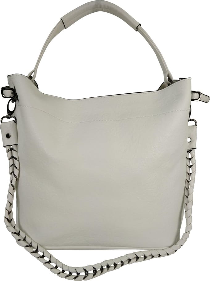 Eleganci - Damestas - Handtas - Schoudertas - bag in bag - Wit