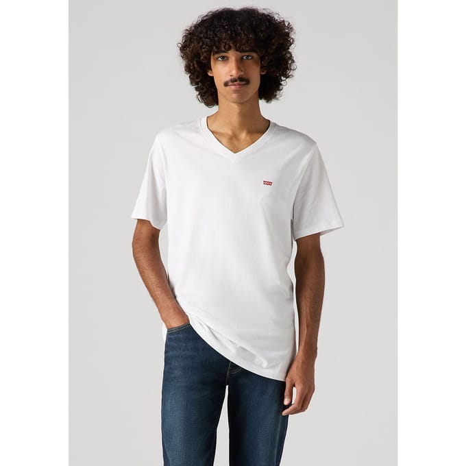 Levi's Classic Housemark V-neck Tee Taglia: XS | Magliette basic Outlet | Uomo