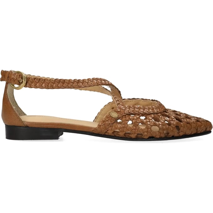 Fred De La Bretoniere - Ellis Cross Sandaal Glazed Tan - Maat 37