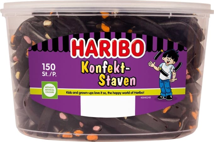 Haribo Konfektstaven - snoep - 1230 gram