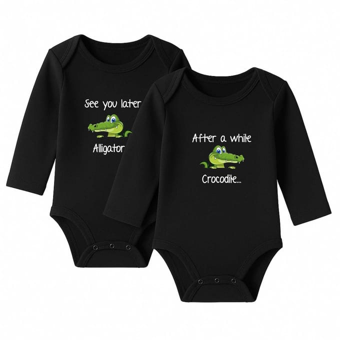 Born to be famous - Rompertje - Romper Zwart - Maat 68