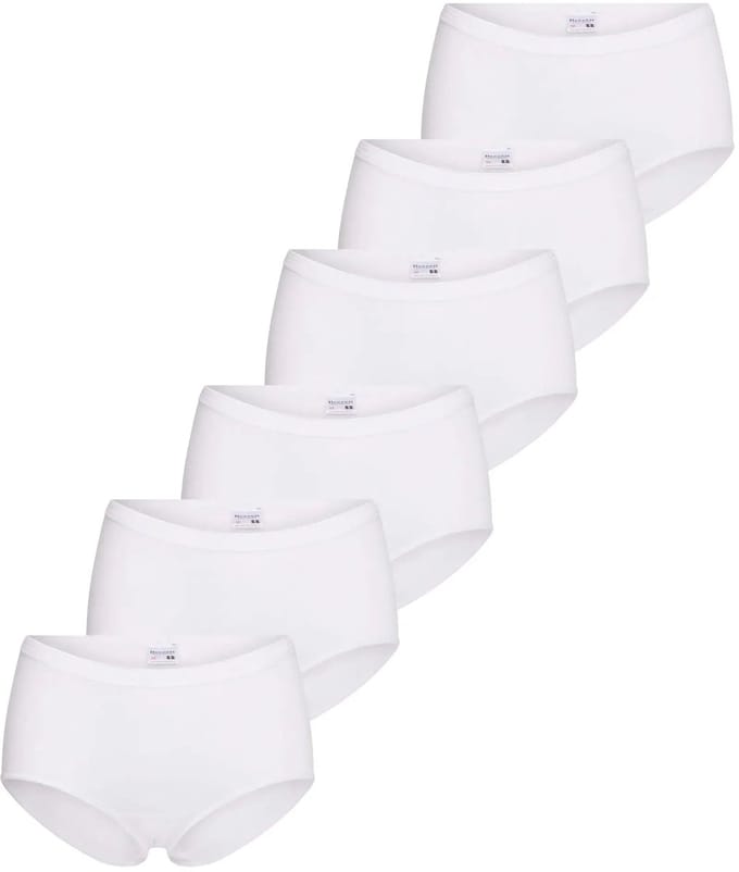 Beeren 6-pak dames heupslips comfort - Voordeelverpakking - Aanbieding - Multipack - Wit / L