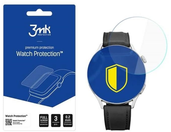 3MK Garett - Smartwatch Beschermfolie - Perfecte Pasvorm - Transparant