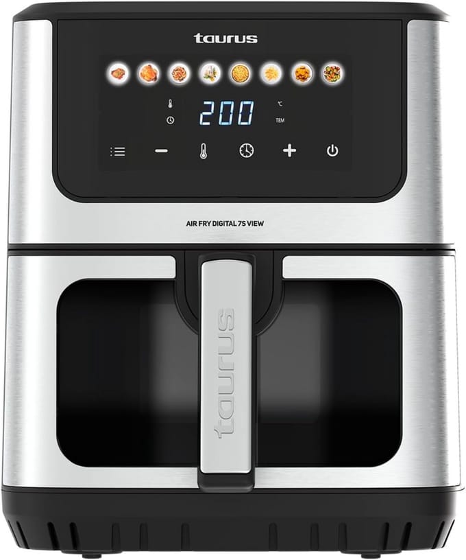 Digitale Airfryer 6,5L met 8 programma’s en Touchscreen