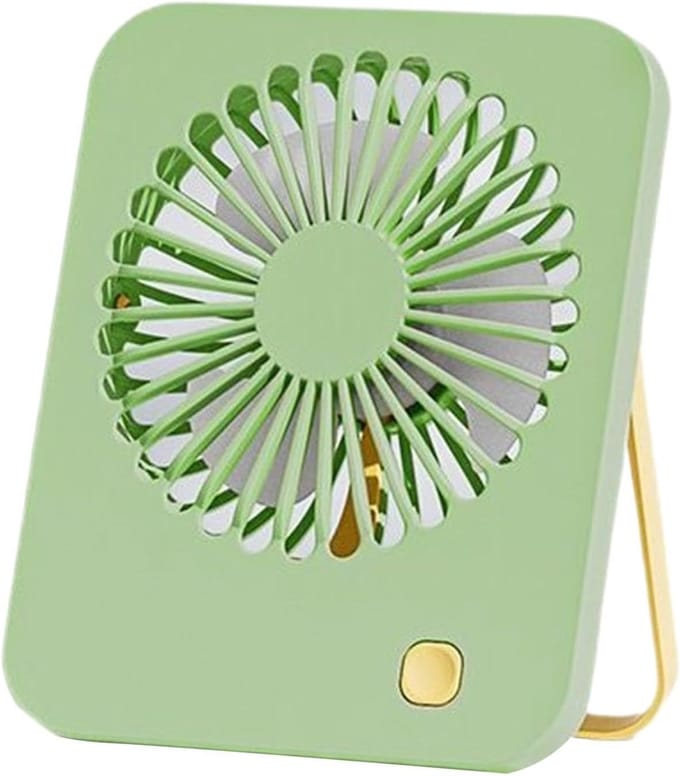 Bureauventilator - Persoonlijke koeler - Persoonlijke verkoeling - 180° kantelbaar - 7x15x7 cm - Groen