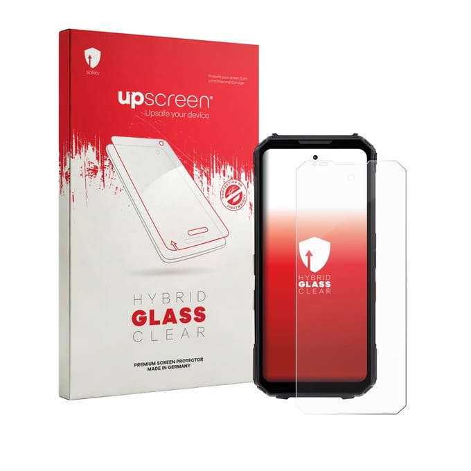 upscreen - Screenprotector voor Doogee V Max LR - Folie Beschermfolie Beschermglas transparant
