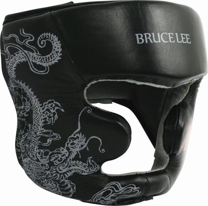 Bruce Lee Dragon Hoofdbeschermer - Leer - S/M