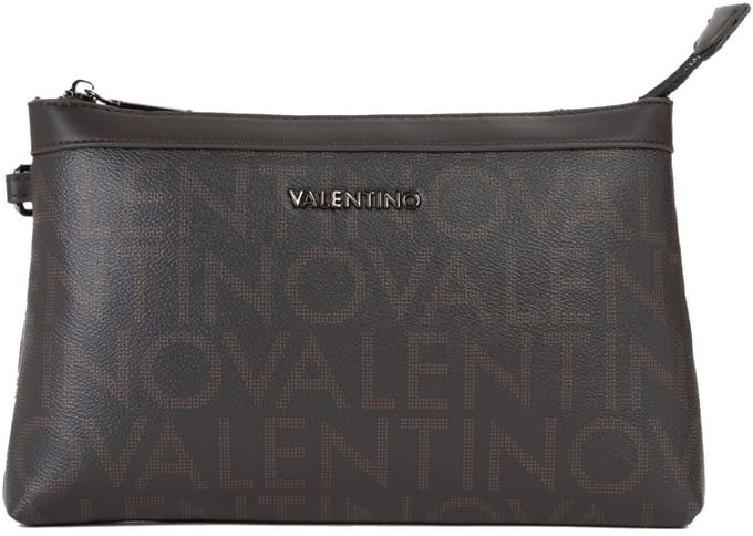 VALENTINO accessoiretas King Soft Cosmetic Case Moro / Naturale donkerbruin