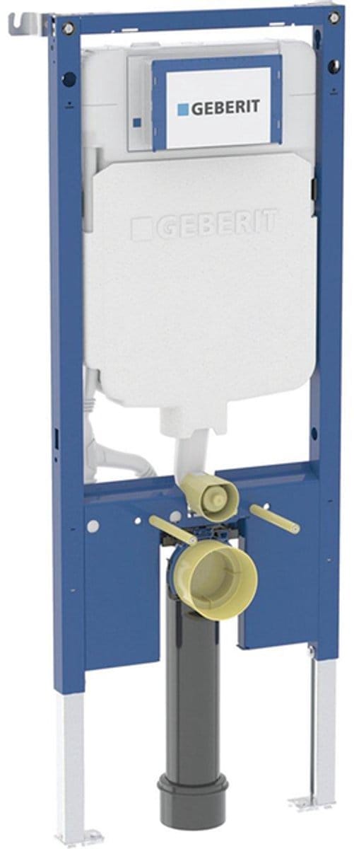 Geberit Duofix wand-wc element - 114cm sigma-8cm 4/2 liter (2016) - blauw