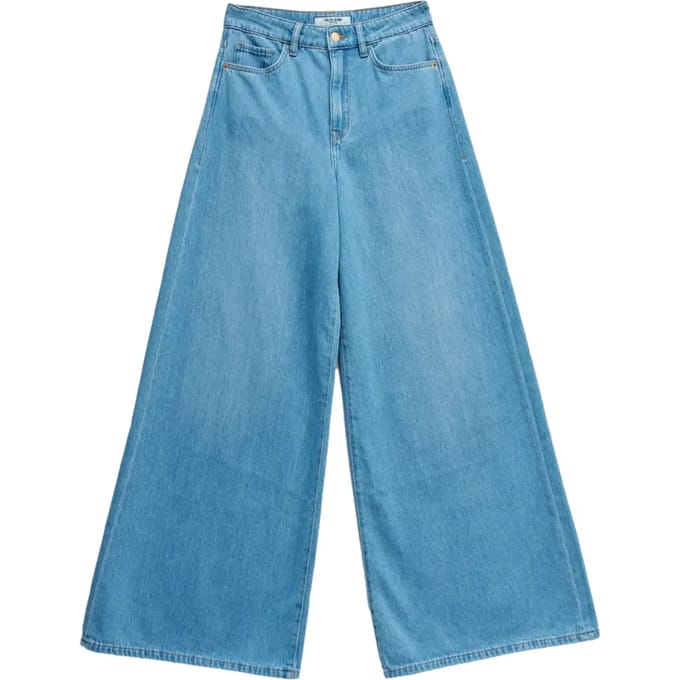 Dames Wide Leg Jeans Salsa Jeans Super