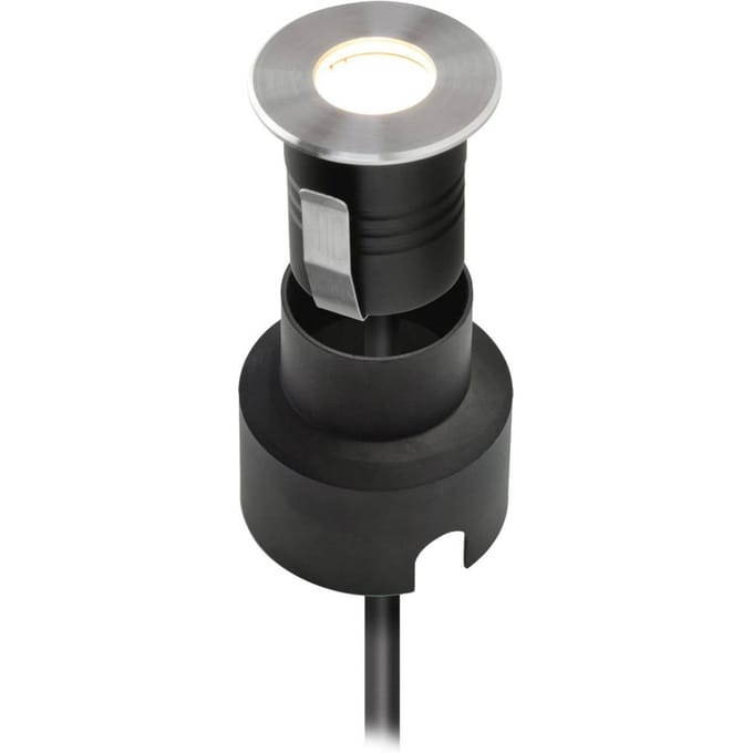 EVN P6721502 LED grondspot inbouwlamp voor vloeren 12 V, rond, 3000 K