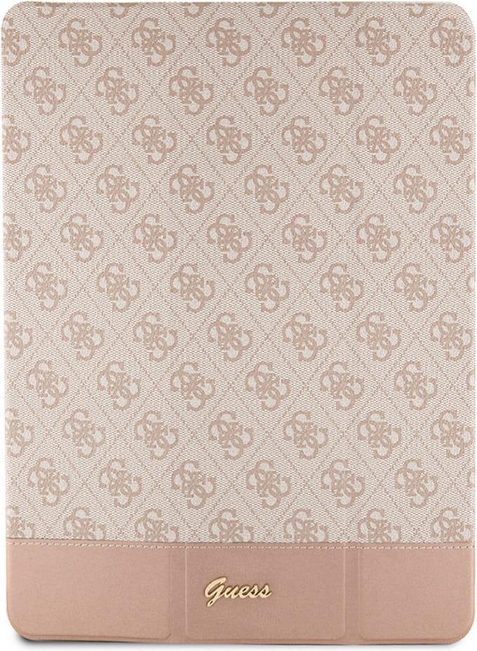 Guess 4G Stripe Allover - Apple iPad Air 5 10.9" (2022) - Roze