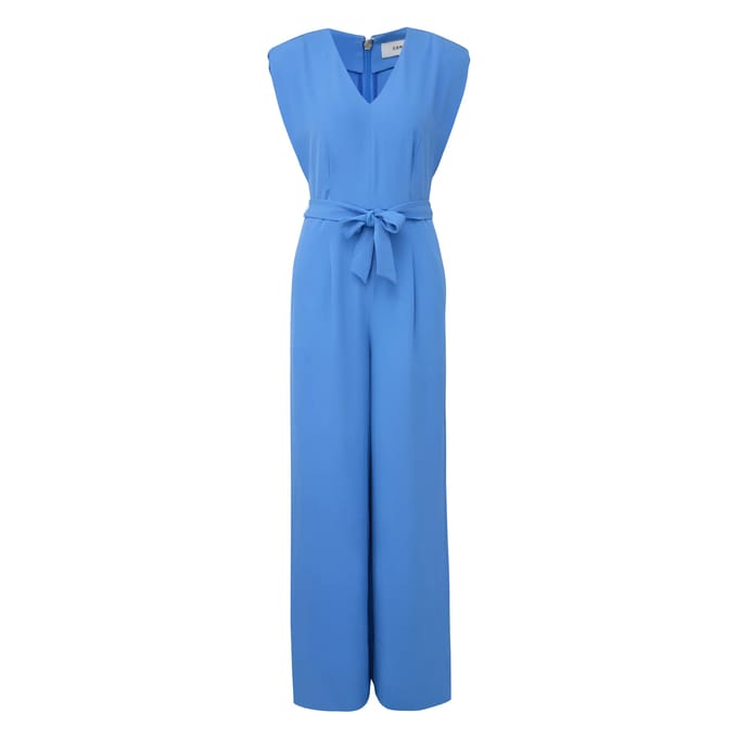 comma - female - Jumpsuit met wijde pijpen