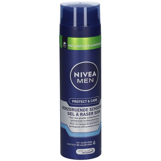 NIVEA MEN Hydrocare Scheergel - Met Aloë Vera en Vitamine B5 - Hydraterend Shaving Gel - 200 ml