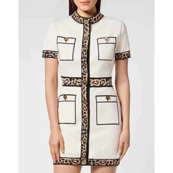 Gebreide Jurk Leopard