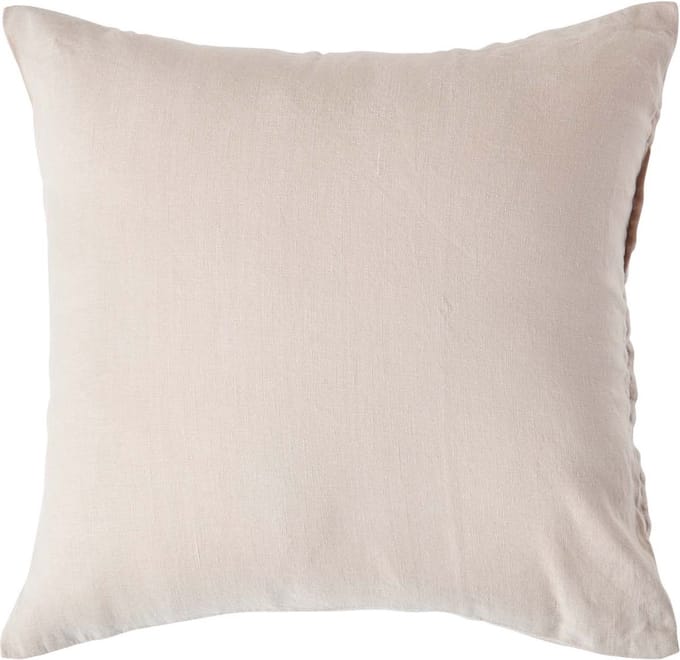 Homescapes linnen kussensloop 40 x 40 cm - beige-naturel