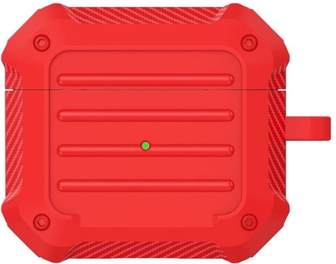 By Qubix - AirPods 3 hoesje - hardcase - Shell series - Rood