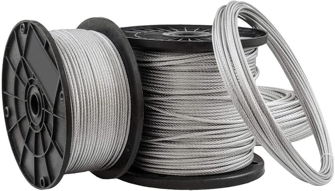 10 meter Stalen Draadkabel 1.5mm Dikte voor Tuin en Bosbouw