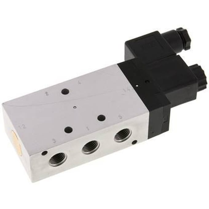 5/2 G1/4'' Magneetventiel 24V DC 2.5-10bar/35.0-140psi Airtec