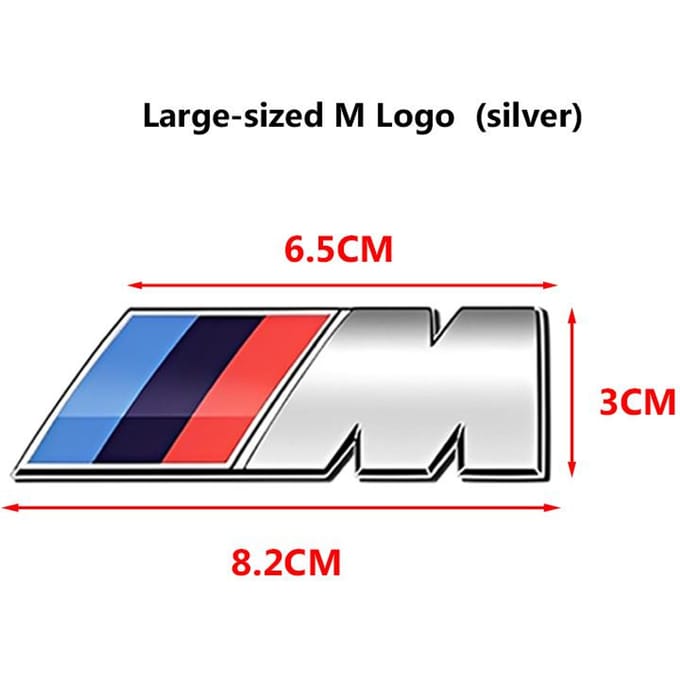 Auto M Logo Spatbord Zijembleem Achterklep Badge Sticker Accessoires Voor BMW E34 E46 E39 E38 E90 E60 E36 F30 F30 F10 E92 E38 E91