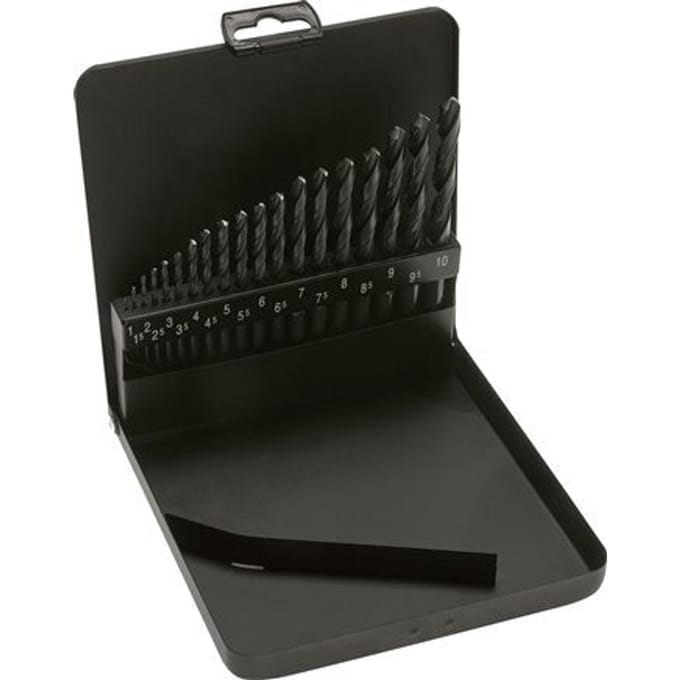 25-Piece Spiraalborenset DIN 338 N HSS-R 1 - 13 mm