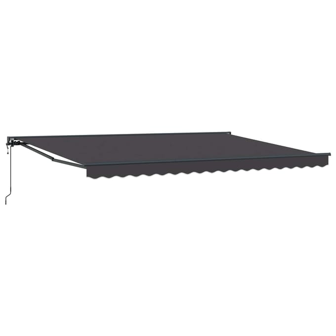 vidaXL Zijde Frame Antraciet 450 × 300 cm Polyester met PU-coating
