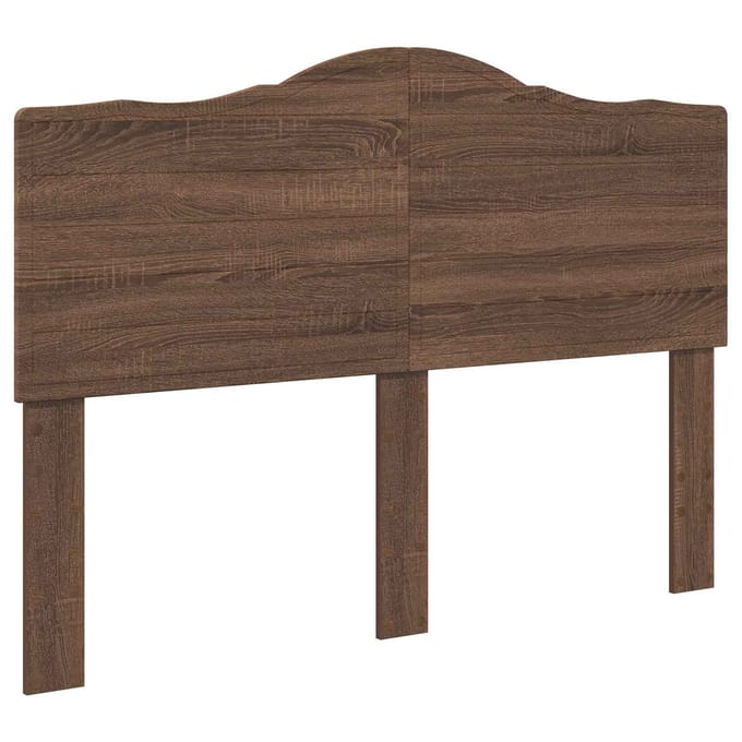 vidaXL Hoofdbord Bruin Eiken Bewerkt hout