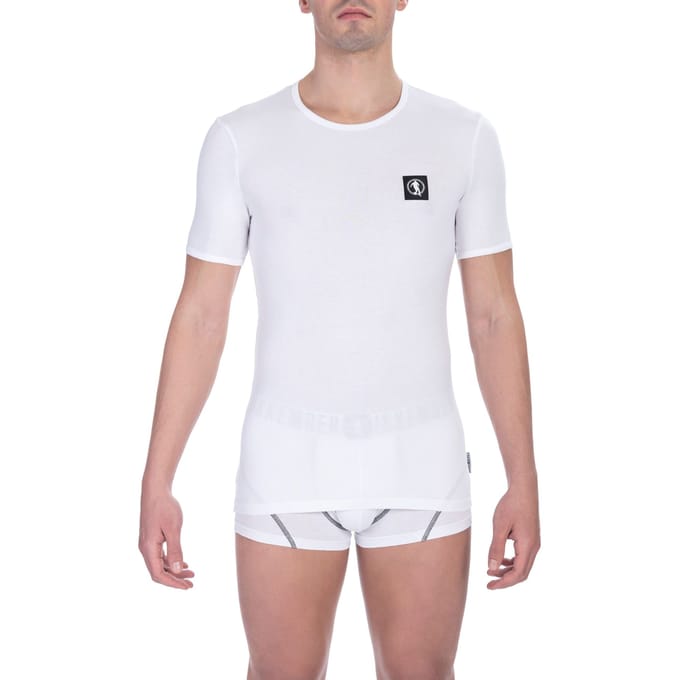 Bikkembergs Witte Katoenen T-Shirt