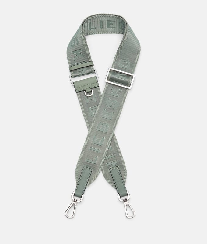 LIEBESKIND BERLIN Schouderriem Accessoires voor tassen 5 cm Classic Webbing Forest Green Groene