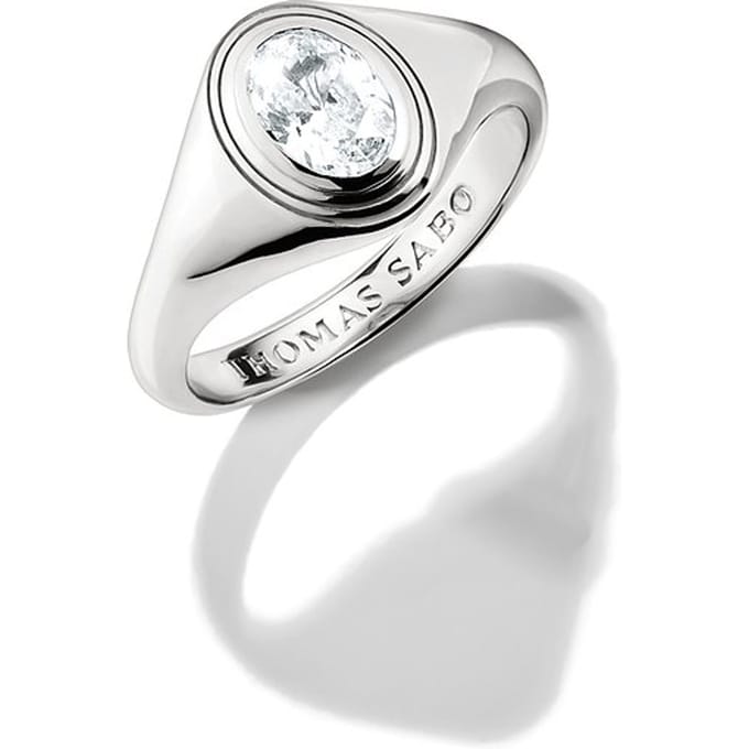 Thomas Sabo - TR2523-051-14-52 - Ring - Dames - 925 Zilver - Bold Elegance - Ringmaat 52