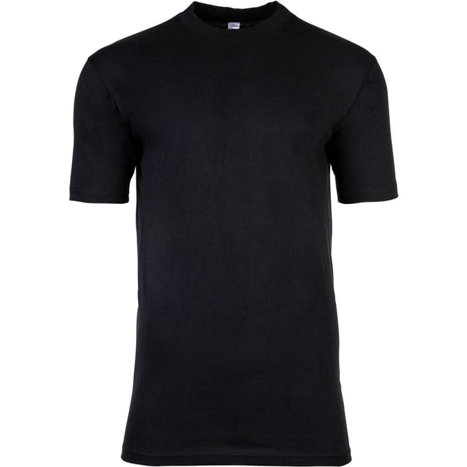 HOM - Harro New T-shirt (1-pack) - O/Ronde hals - zwart - Maat L