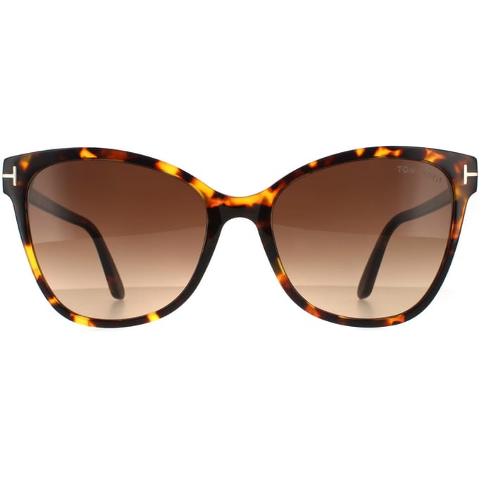 Tom Ford zonnebril ANI FT0844 52F Dark Havana Brown Gradiënt
