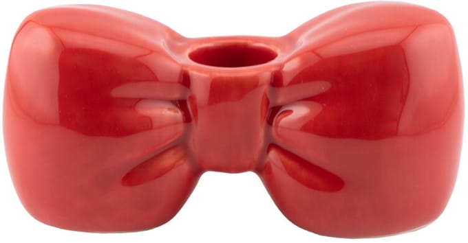 Kaarsenstandaard bow rood