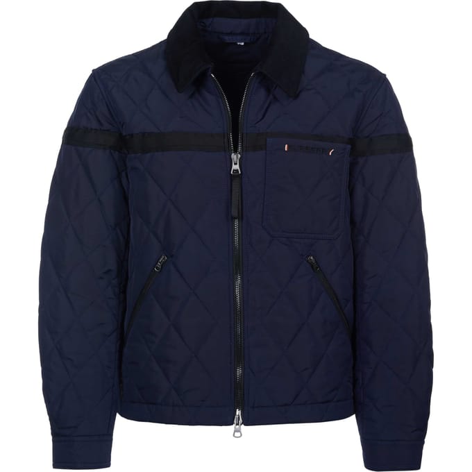 Burberry Whitchurch jas donkerblauw