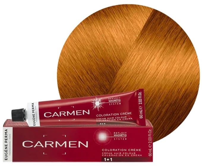 Eugene Perma Carmen Ultime Permanente Kleuring Crème Haarkleur 60ml - 08.43 golden copper light blonde
